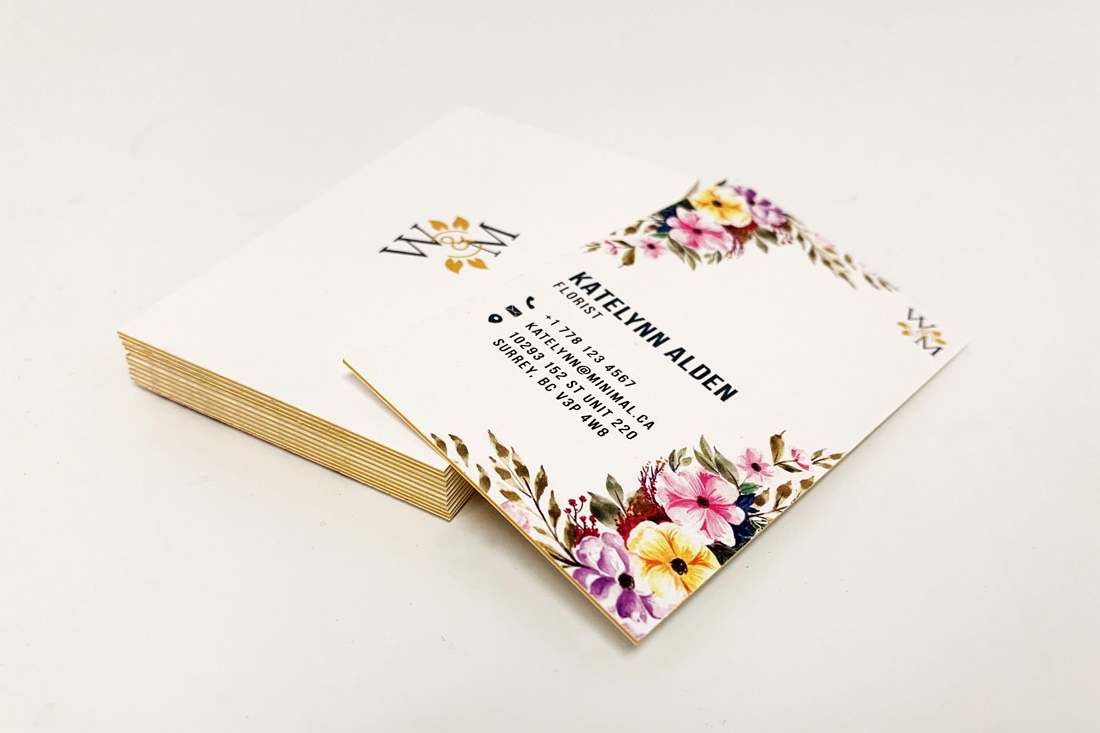 Triple Color Layer Business Card